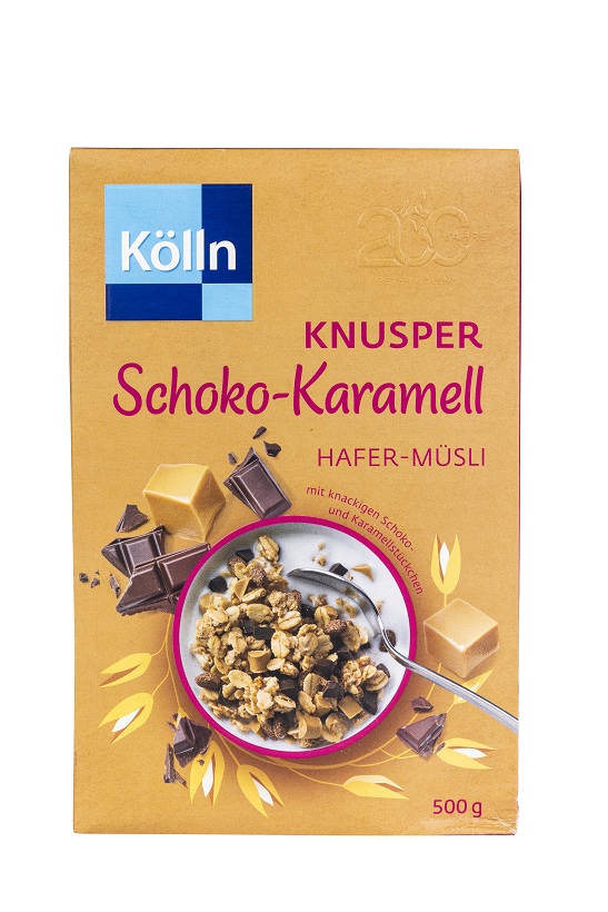 muesli knusp-chocolate-Caramel 500g | KOOD FOOD