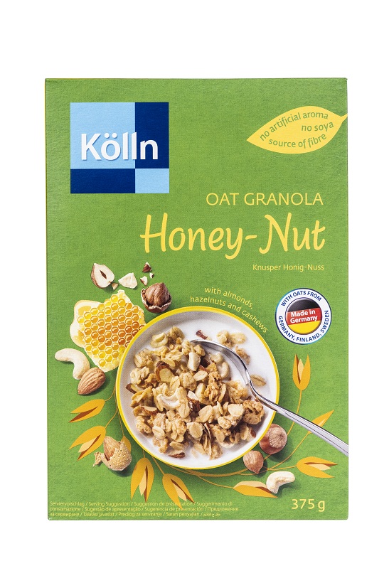 Kolln Muesli Crunchy Honey-nut &amp; Oats  - 375g