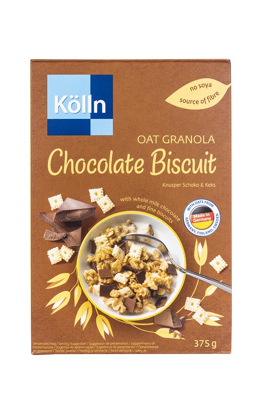 Kolln Muesli Crunchy Chocolate Biscuit &amp; Oats  - 375g