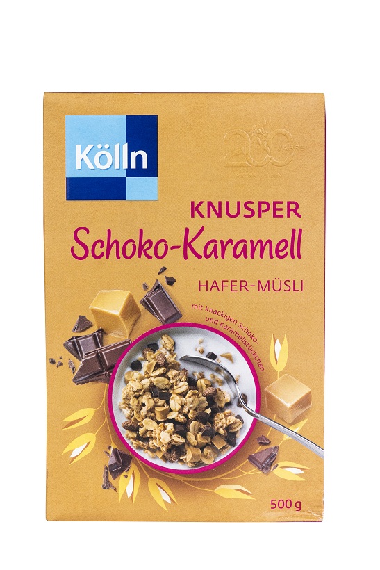 muesli knusp-chocolate-Caramel 500g