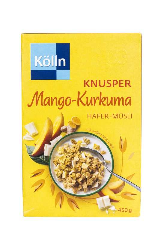 muesli knusp-mango-kurkums 450g