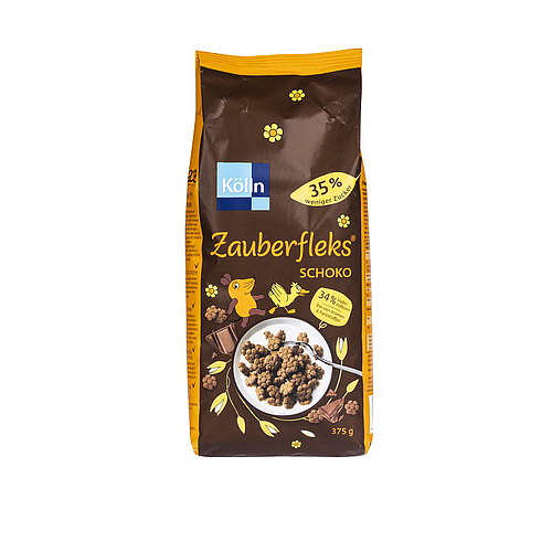 The magic oat mixture with chocolate

