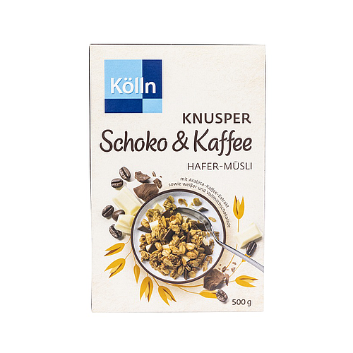 muesli knusp-chocolate-kaffee 500g